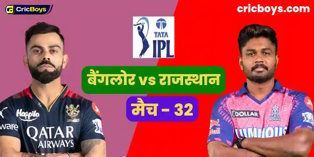 RCB vs RR IPL 2023